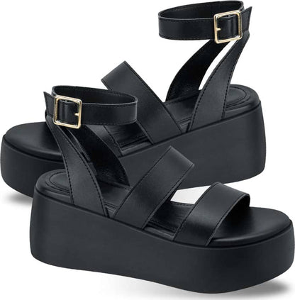 Vi Line 4201 Women Black Sandals