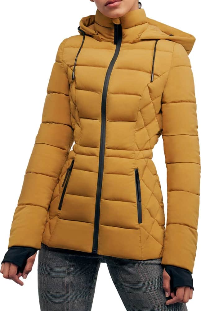 Holly Land 8899 Women Mustard Yellow coat / jacket