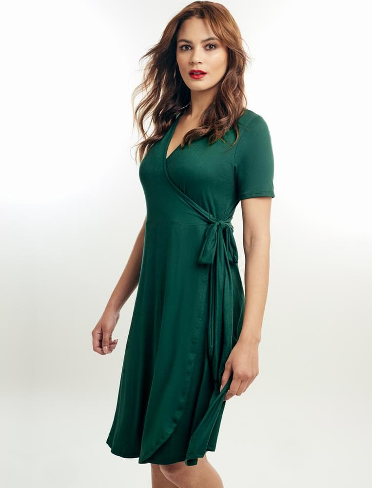 Yaeli Fashion 1760 Women Green dress