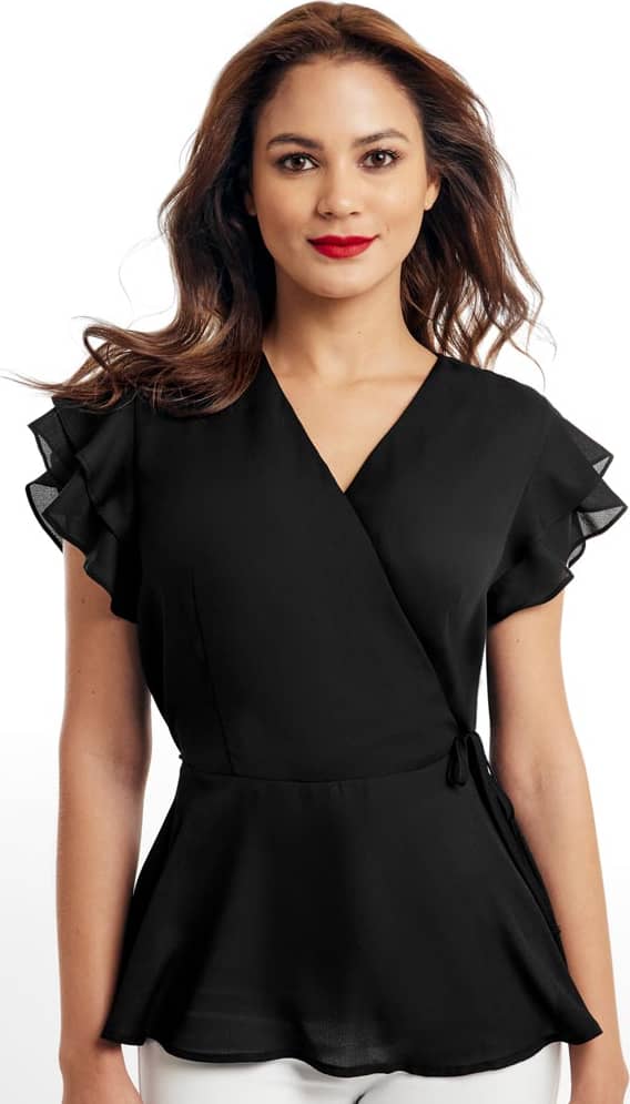 Yaeli Fashion 2109 Women Black Blouse