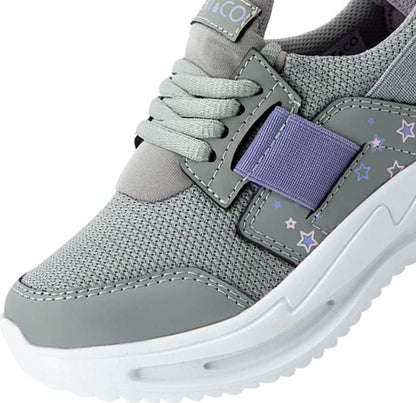 Next & Co 5991 Girls' Gray Walking urban Sneakers