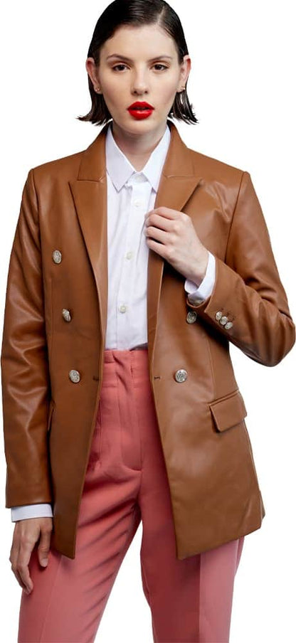 Holly Land VR02 Women Brown suit jacket