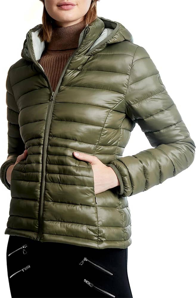 Holly Land 1024 Women Olive Green coat / jacket