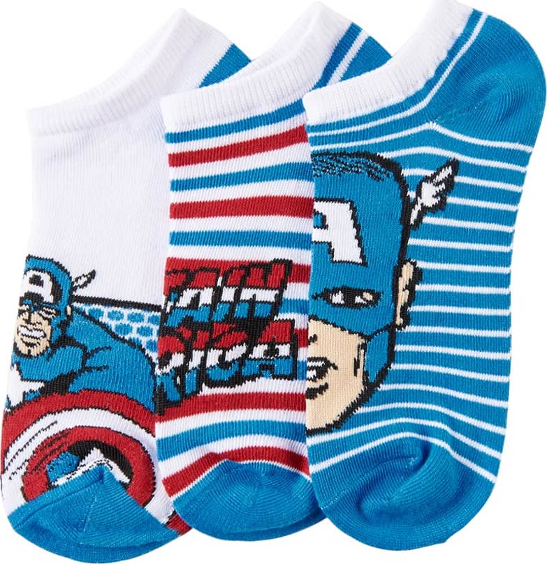 Marvel V072 Boys' Multicolor socks