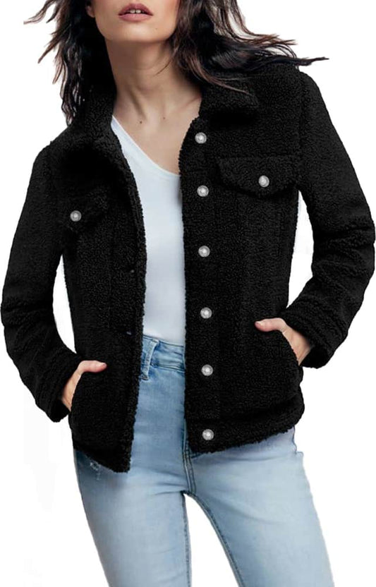 Holly Land BOR4 Women Black coat / jacket