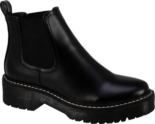 Goodyear 8015 Women Black Chelsea Booties