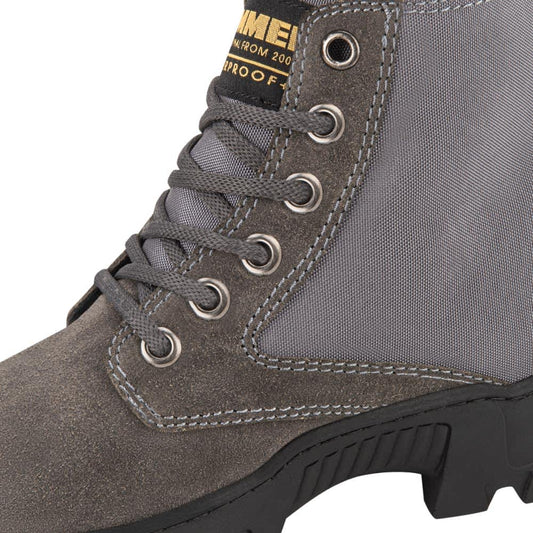 Hummer 61GP Men Gray Boots Leather