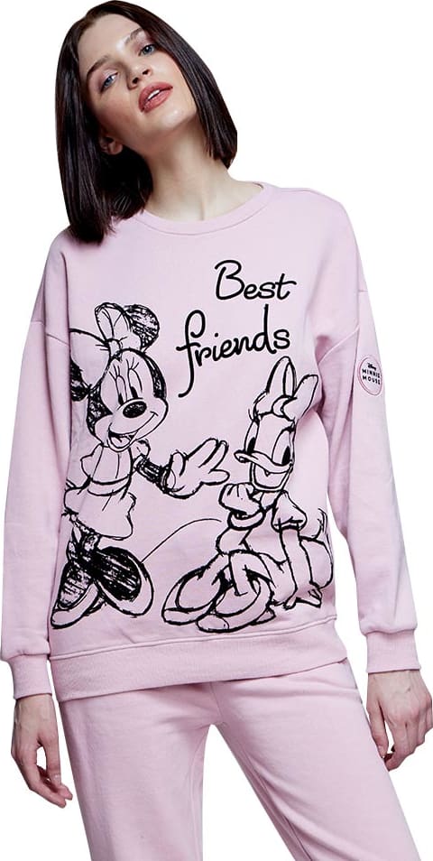 Minnie Mouse DUSS Women Pale Pink sweatshirt