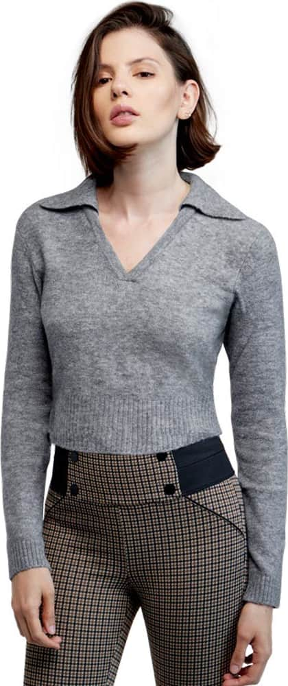 Sao Paulo 2866 Women Gray Sweater