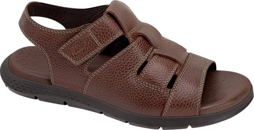 Flexi 0012 Men Cognac Sandals Leather - Beef Leather