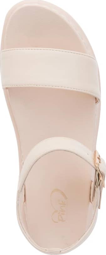 Pink By Price Shoes 9970 Women Beige Sandals