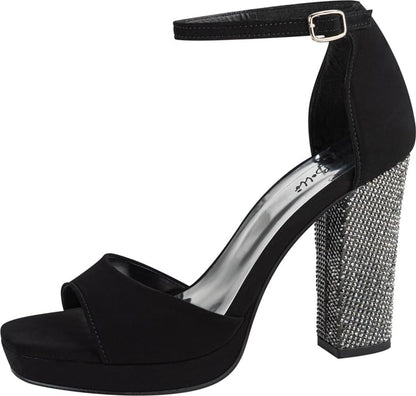 Molto Bello 1160 Women Black Sandals