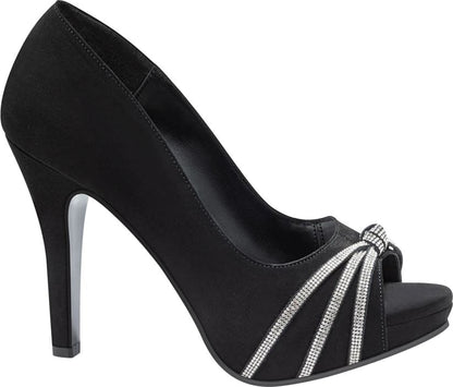 Molto Bello 2320 Women Black Heels