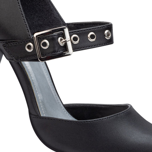 Yaeli Fashion 7818 Women Black Heels