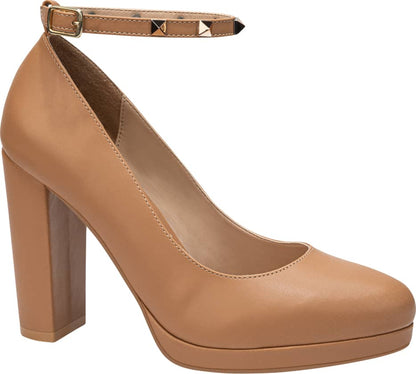 Yaeli Fashion 1407 Women Camel Heels