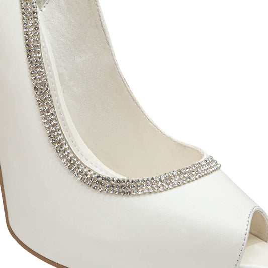 Molto Bello 4977 Women Ivory Heels