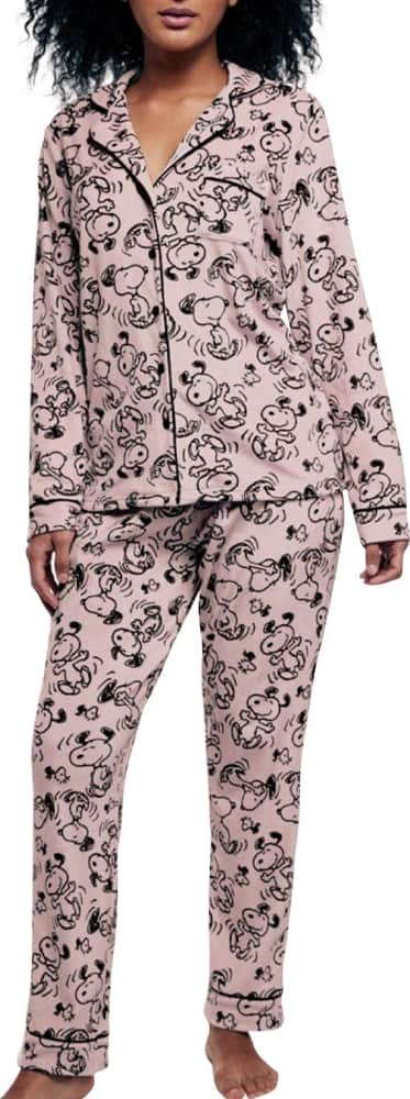 Peanuts MS16 Women Pale Pink pajamas