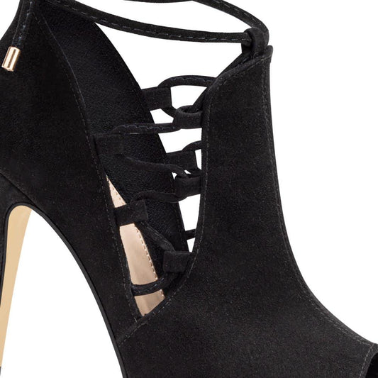 Yaeli Fashion 3981 Women Black Heels