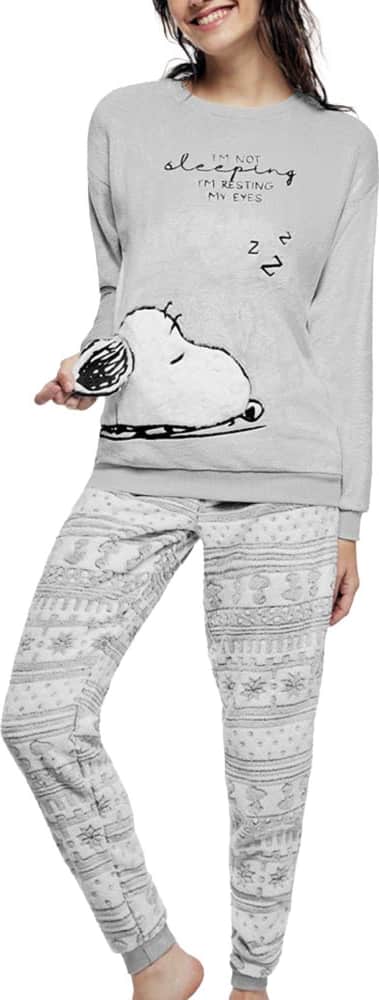 Peanuts MS12 Women Gray pajamas