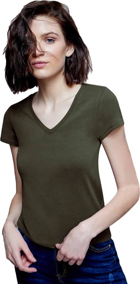 Holly Land 2020 Women Olive Green t-shirt