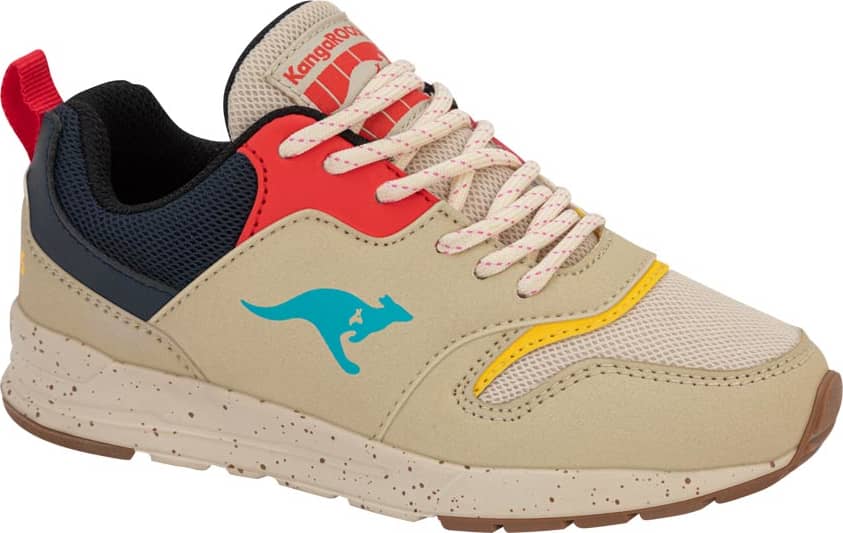 Kangaroos 86KA Boys' Beige Walking Sneakers