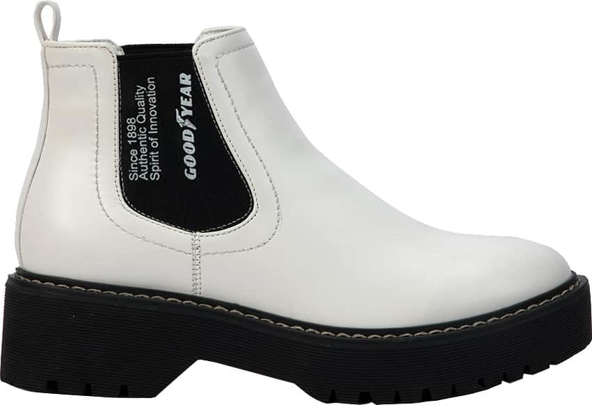 Goodyear 8015 Women White Booties