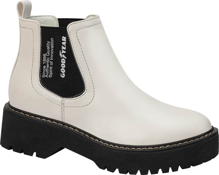 Goodyear 8015 Women White Booties