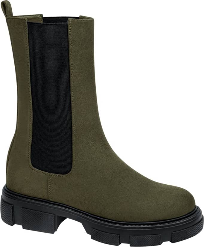 Tierra Bendita 5692 Women Camouflage Green Mid-calf boots