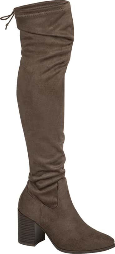 Yaeli 1033 Women Taupe Over the knee boots