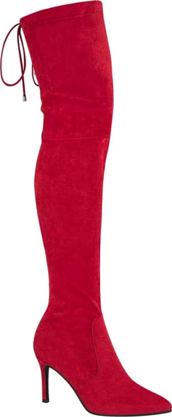 Yaeli 2712 Women Red Over the knee boots