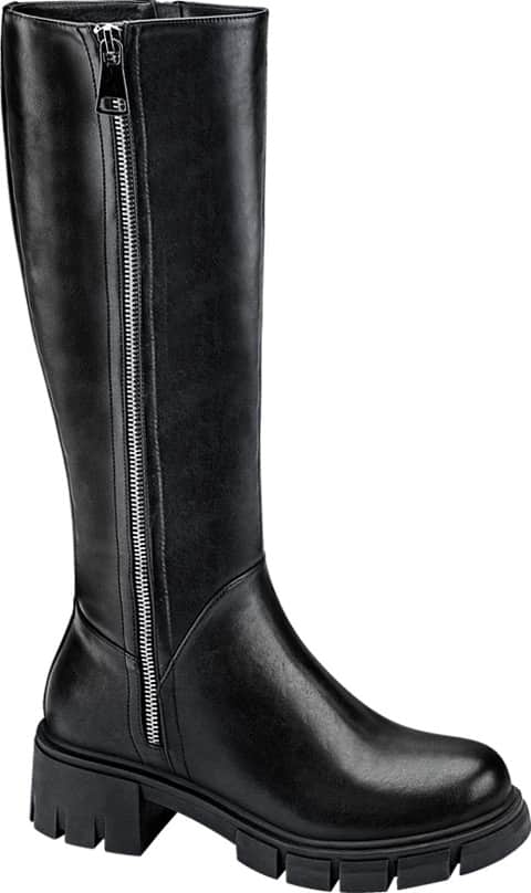 Goodyear 6157 Women Black knee-high boots