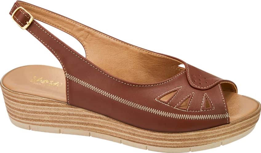 Shosh Confort 6002 Women Brown Sandals