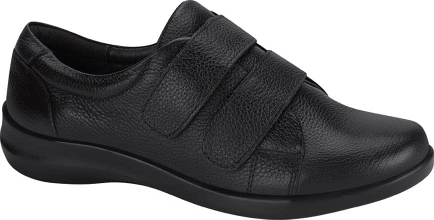 Shosh Confort 2356 Women Black Shoes Leather - Deer Leather