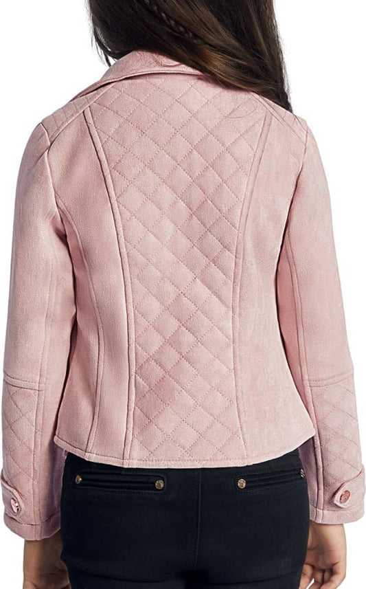 Holly Land Kids 483N Girls' Pink coat / jacket