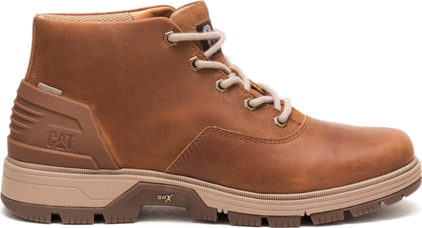 Caterpillar 5151 Men Beige Boots Leather