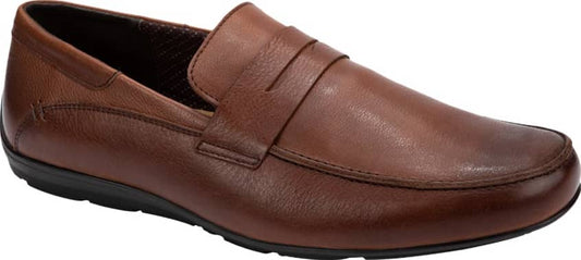Flexi 0401 Men Brown Loafers Leather - Beef Leather