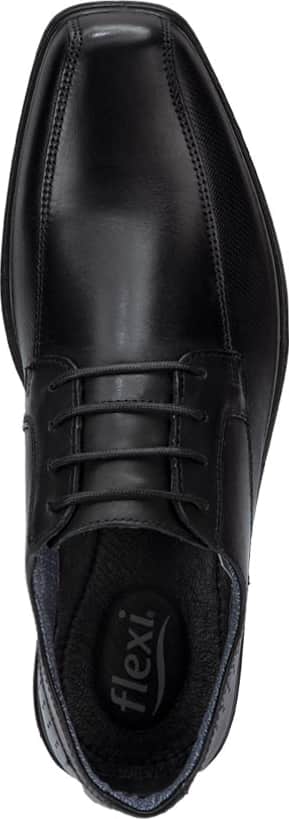 Flexi 6402 Men Black Shoes Leather - Beef Leather