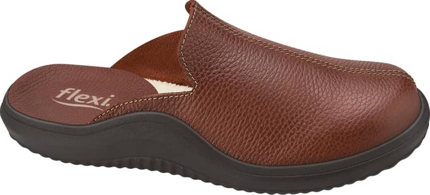 Flexi 8001 Men Cognac Swedish shoes Leather