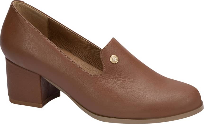 Shosh Confort 1651 Women Cognac Heels Leather - Beef Leather