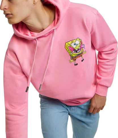 Bob Esponja CB02 Men Pink sweatshirt