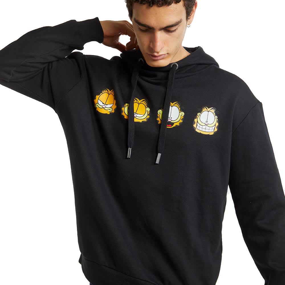 Garfield CG01 Men Black sweatshirt
