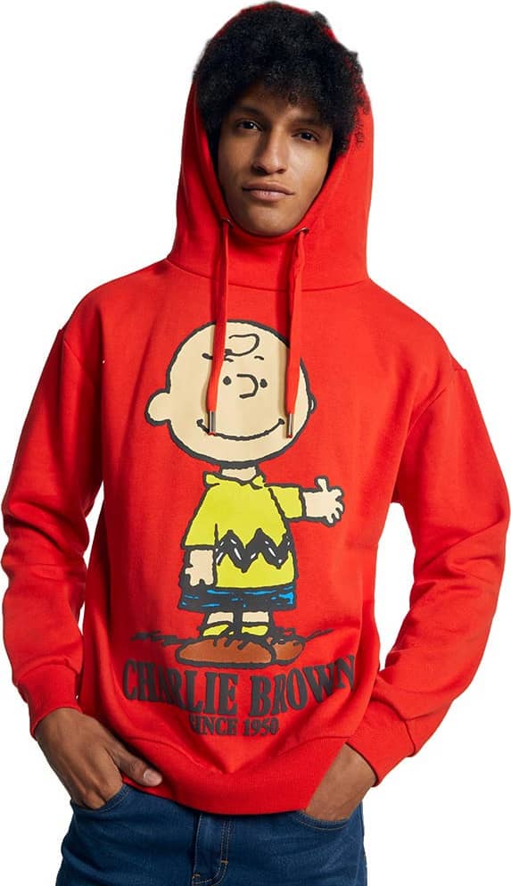Peanuts CS02 Men Red sweatshirt