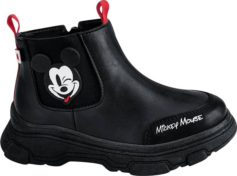 Mickey 6704 Boys' Black Booties