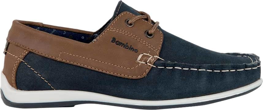 Bambino 3902 Boys' Navy Blue Shoes Leather - Beef Leather