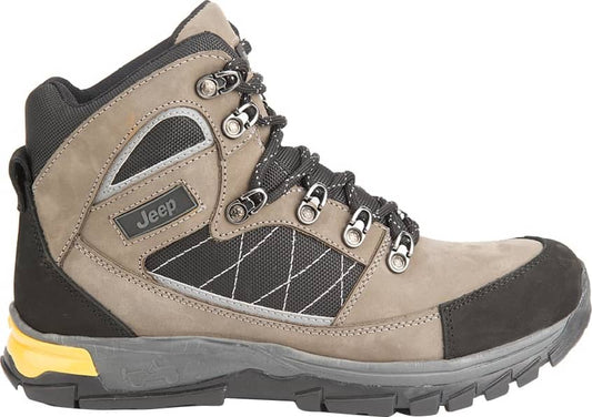 Jeep 4506 Men Gray Boots Leather - Beef Leather