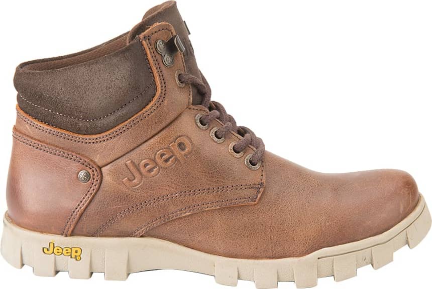 Jeep 1970 Men Brown Boots Leather - Beef Leather