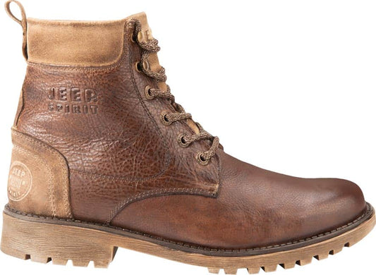 Jeep 0157 Men Brown Boots Leather - Beef Leather