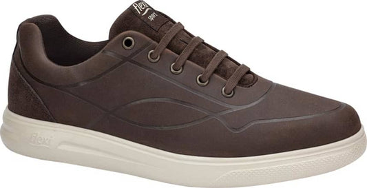 Flexi 1206 Men Mocha urban Sneakers Leather - Beef Leather