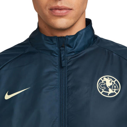 Nike 4454 Men Blue coat / jacket