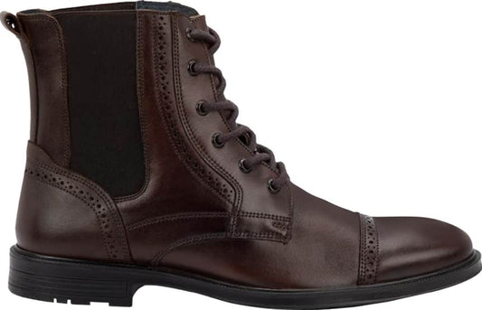 Goodyear 0902 Men Brown Mid-calf boots Leather - Beef Leather